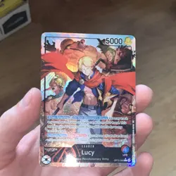 Bandai One Piece Card Game Lucy Leader OP15-002 L Alt Art Foil 5000 English - Image 2