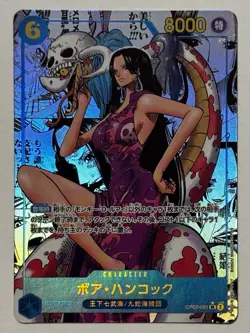 Boa Hancock OP07-051 ONE PIECE Card Comic Parallel Manga Alt Art Japanese JAPAN - Image 1