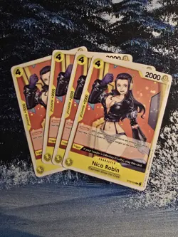 Nico Robin x 4 Playset ST29-009 (NM) - One Piece - ST29: Egghead starter deck - Image 1