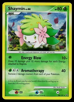 Pokemon Card Deck Exclusives Shaymin (DPPt Platinum) 38/127 Holo Rare - Image 1