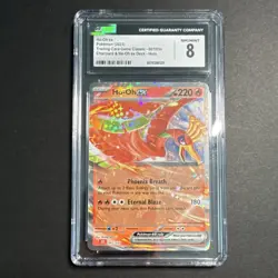 Pokemon Ho-Oh ex Trading Card Game Classic 7/34 Charizard & Ho-Oh Holo CGC 8 - Image 1