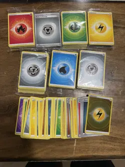 300+ Pokemon TCG Mixed Random Basic Energy Cards Bulk Lot for Deck Building - Image 1