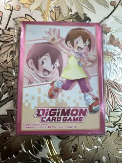 Digimon Official Card Game 60 Sleeves Kari Kamiya Premium Bandai Heroines - Image 1
