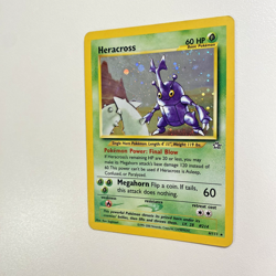 Heracross 6/111 Neo Genesis Holo MP - Moderately Played Pokemon Card - Image 2