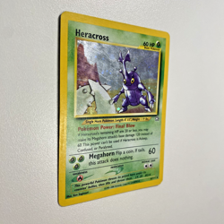 Heracross 6/111 Neo Genesis Holo MP - Moderately Played Pokemon Card - Image 3