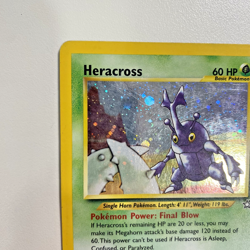 Heracross 6/111 Neo Genesis Holo MP - Moderately Played Pokemon Card - Image 4