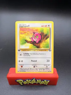 Pokemon Card - Jigglypuff Jungle 54/64 1st Edition Common LP - Image 1