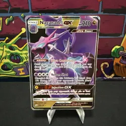 Naganadel GX 160/236 2019 World Championship Mind Blown Deck LP+ Pokemon Card - Image 1