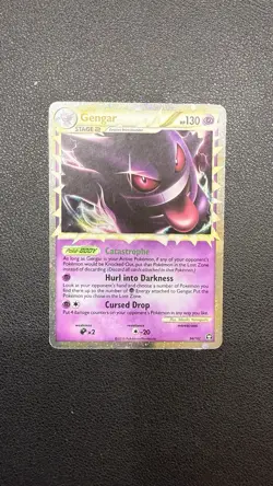 Pokemon Gengar Prime 94/102 Ultra Rare Holo HGSS Triumphant Card - Image 1