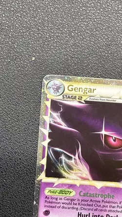 Pokemon Gengar Prime 94/102 Ultra Rare Holo HGSS Triumphant Card - Image 3