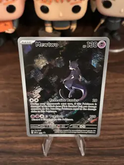Pokemon TCG Mewtwo SVP052 Black Star Promo Scarlet &Violet 151 Illustration Rare - Image 2