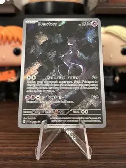 Pokemon TCG Mewtwo SVP052 Black Star Promo Scarlet &Violet 151 Illustration Rare - Image 3