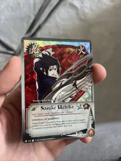 Naruto Card Ccg Tcg Sasuke Uchiha 119 Diamond Foil Nm Unlim - Image 1