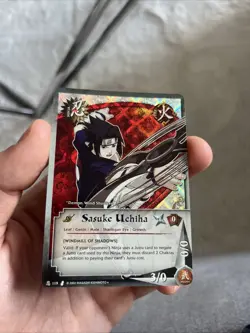 Naruto Card Ccg Tcg Sasuke Uchiha 119 Diamond Foil Nm Unlim - Image 2