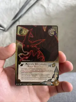 Naruto Card Ccg Tcg Naruto Uzumaki (tailed Beast Mode) Sr 1st Edition 591 Nm - Image 1