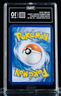 2023 POKEMON BLACK STAR PROMO SWSH 291 FA/LUCARIO VSTAR CROWN ZENITH TAG 10 - Image 2