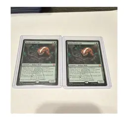 MTG TLA Extended Art Badgermole Cub #0167 Green Creature 2-Card Lot - Image 1
