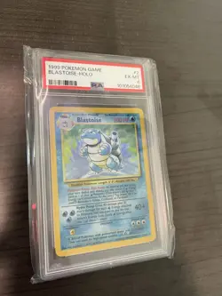 PSA 6 BLASTOISE 2/102 Unlimited Base Set Holo Rare 1999 Pokemon Card EX-MT - Image 1