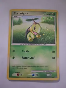 Turtwig DP01 Holo Pokemon Card Diamond and Pearl Promo - Image 1