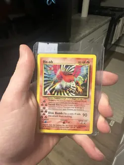 Ho-Oh Neo Revelation Holo Card 07/64 MP+ Condition - Image 3