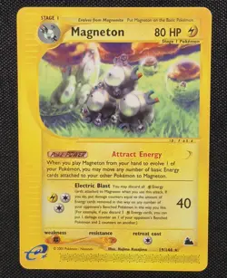 Magneton 19/144 Non Holo Rare Skyridge Pokemon Card HP (Read Description) - Image 1