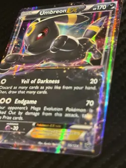 Pokemon Umbreon EX TCG Ultra Rare Holo Card 55/124 Fates Collide - Image 2