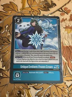 Digimon Card Game Unique Emblem: Frozen Crown Promo Digimon Promotion P-228 - Image 1