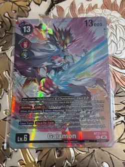 Digimon Card Game Gaiamon Chinese Campaign Secret World Convergence BT21-101 - Image 1