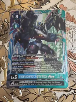 Digimon Card Game Imperialdramon: Fighter Mode ACE BT16-027 Advanced Generation - Image 1
