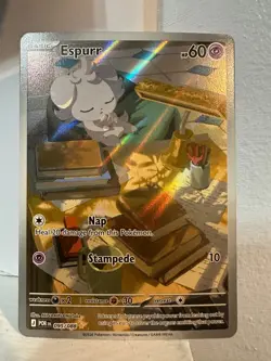 Espurr 095/088 – Perfect Order Illustration Rare Holo Pokemon Card NM/M - Image 1