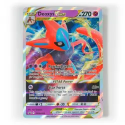 Pokemon - Deoxys VSTAR - SWSH268 - Black Star Promo - Half Art Card - Image 1