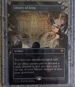 MTG Library of Leng Special Guests Artifact Foil Borderless Special #M 0158 EN - Image 1
