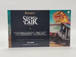 💥 MTG Secret Lair PlayStation Twisted Metal Sol Ring Rainbow Foil Edition 🆕✅ - Image 1