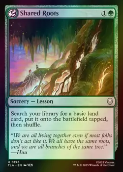 MTG Shared Roots Foil ** Avatar: The Last Airbender ** English - Image 1
