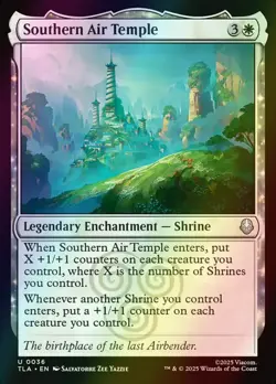 MTG Southern Air Temple Foil ** Avatar: The Last Airbender ** English - Image 1