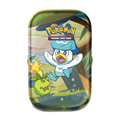 Pokemon Paldea Friends Mini Tin - Quaxly & Smoliv - Image 1