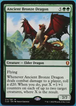 Ancient Bronze Dragon Commander Legends: Battle for Baldur's Gate NM (517364) - Image 1