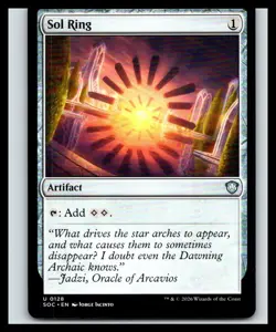Sol Ring | 128 NM/M | Commander: Secrets of Strixhaven | Magic MTG - Image 1