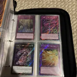 YU GI OH BINDER ALL PLATINUM SECRET RARE CARDS (70) NM CONDITION - Image 4