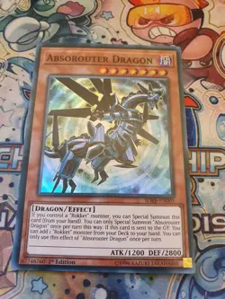 Yu-Gi-Oh! Absorouter Dragon SDRR-EN005 1st Edition Super Rare - Image 1