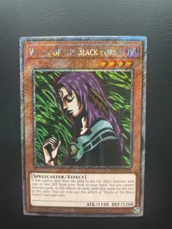 Yugioh Witch Of The Black Forest RA03-EN091 Platinum Secret Rare 1st Edition NM - Image 1