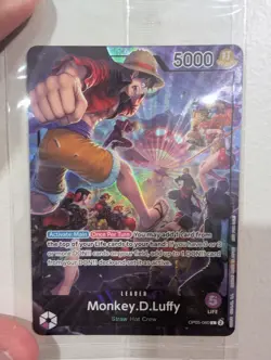 Monkey.D.Luffy (PSA Magazine) OP05-060 One Piece Promotion Cards Foil - Image 1