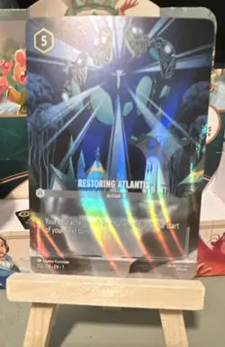 Disney Lorcana Restoring Atlantis 222/204 Action Rare Cold Foil EN - Image 1