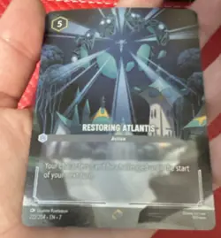 Disney Lorcana Restoring Atlantis 222/204 Action Rare Cold Foil EN - Image 3