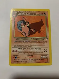 Pokemon WOTC Dark Magcargo 18/105 Neo Destiny UNLIMITED Non-Holo Nm Tcg - Image 1
