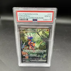 Pokemon TCG Koraidon ex 247/198 PSA 10 Scarlet & Violet Base Set SIR Gem Mint - Image 1