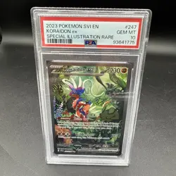 Pokemon TCG Koraidon ex 247/198 PSA 10 Scarlet & Violet Base Set SIR Gem Mint - Image 3