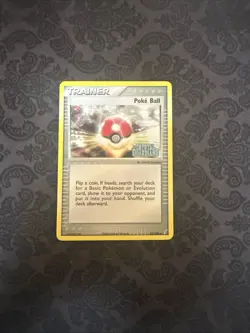 Pokemon Poke Ball 82/100 Holo EX Crystal Guardians STAMPED Pokemon TCG - Image 1
