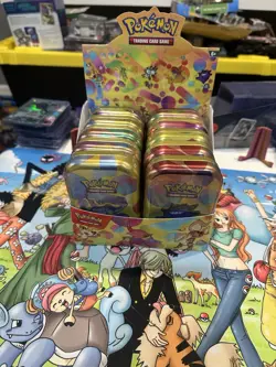 Pokemon 151 Mini Tin Display Factory Sealed Tins Unsealed Display READ 2X Gengar - Image 1
