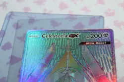 Celesteela GX 162/156 Ultra Prism Rainbow Rare Holo Pokemon TCG NEW Mint - Image 2
